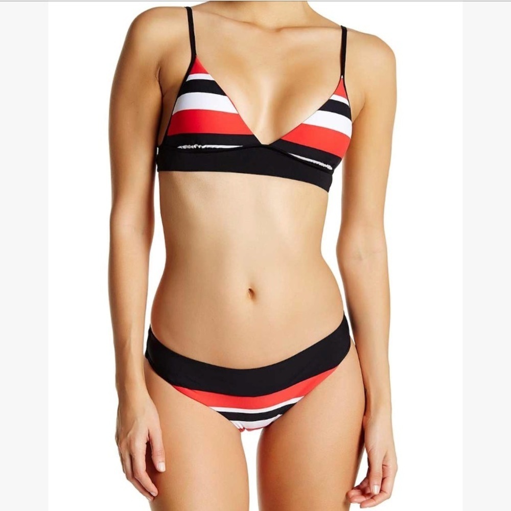 TOP AND BOTTOM! Seafolly Walk The Line US4/UK8